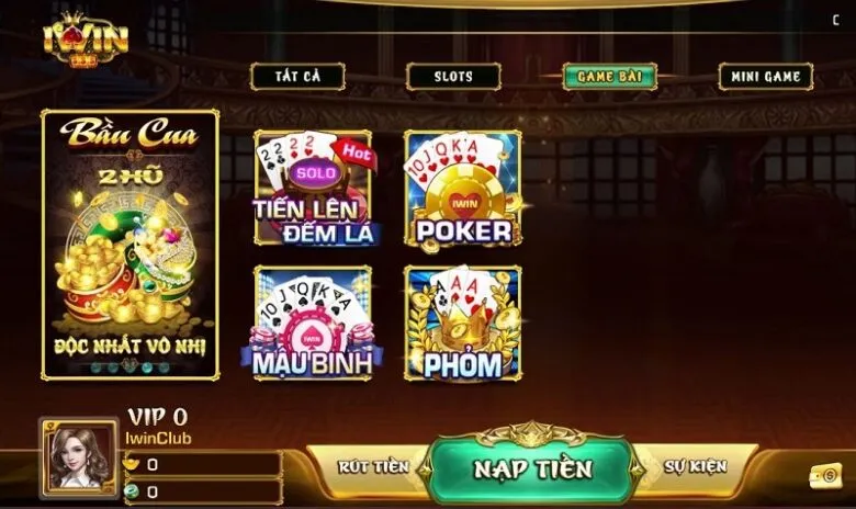 game bai mau binh tai iwin