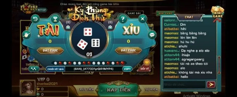 mini game tai xiu iwin ty le trung cuc cao